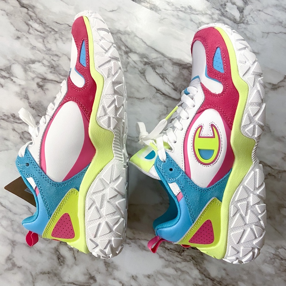 SOLD Champion Tank Track Neon Street Shoes - Picture 3 of 5